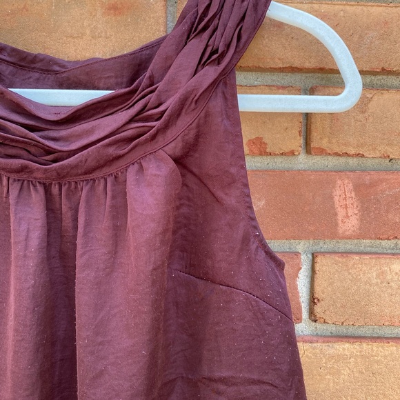 Loft Small Petite Maroon Tank - Picture 4 of 7